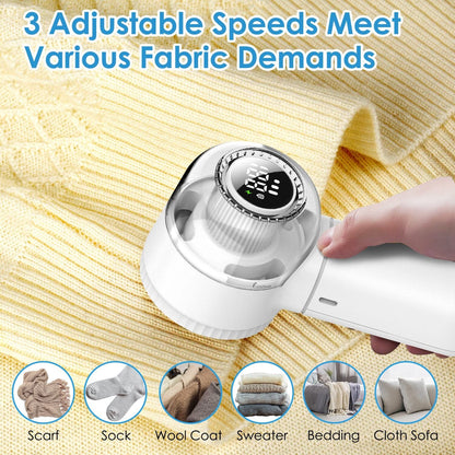 Skorter | Electric Fabric Roll with 3 Speeds Lint Brush Digital Screen