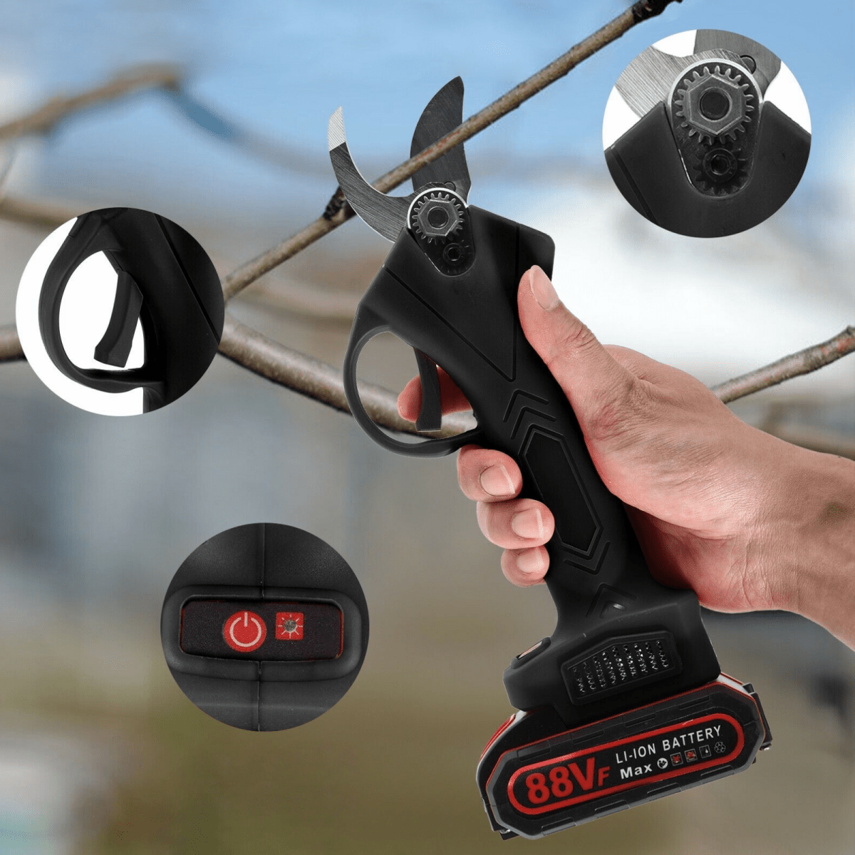 Skorter | BRANCHMASTER Quick – High-Efficiency Cordless Cutter for Precision Pruning