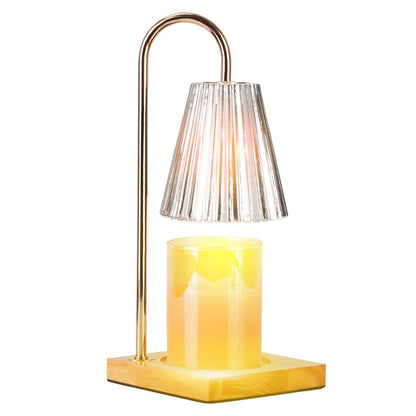 Skorter | Electric wax melter lamp dimmable with 2 GU10 bulbs 3-7in adjustable height 360º rotatable