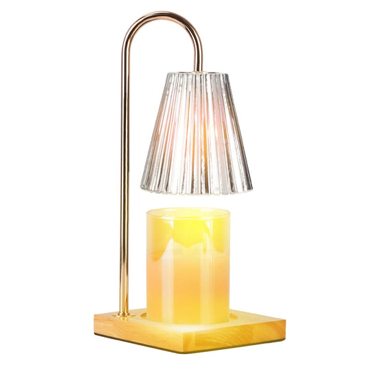 Skorter | Electric wax melter lamp dimmable with 2 GU10 bulbs 3-7in adjustable height 360º rotatable