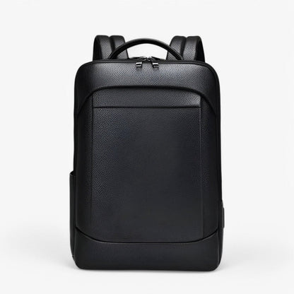 Skorter | EXECUTREK – Elegant Leather Laptop Backpack with USB Port