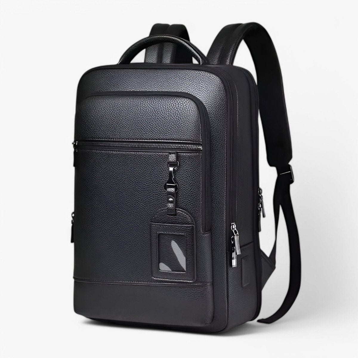 Skorter | EXECUTREK – Elegant Leather Laptop Backpack with USB Port