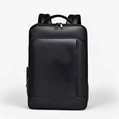 Skorter | EXECUTREK – Elegant Leather Laptop Backpack with USB Port