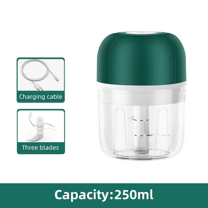 Skorter | ChopEase Electric Garlic Press – USB Rechargeable – Compact & Powerful – 250ml