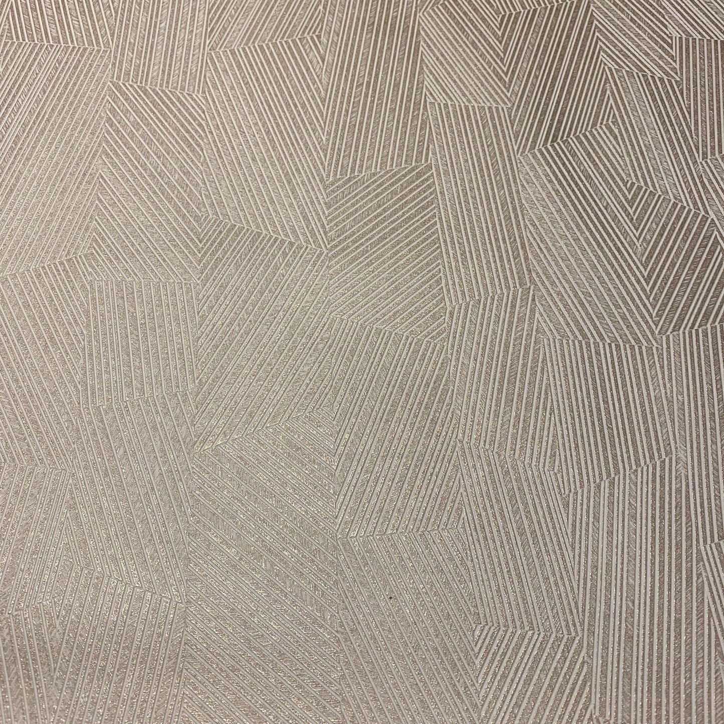 Skorter | Elena Gold Geometric Textured Glitter Wallpaper