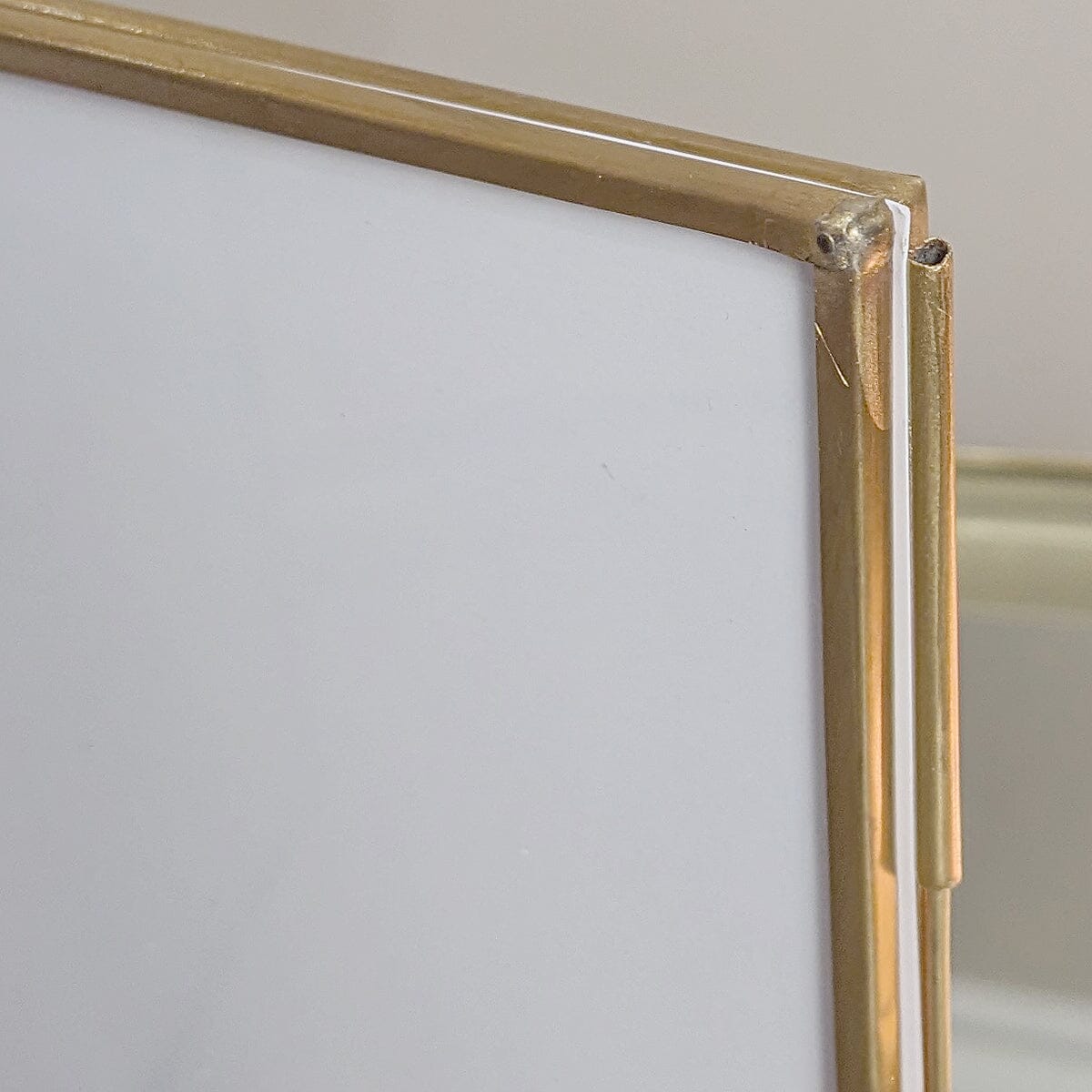 Skorter | Emere Brass & Glass Double Photo Frame