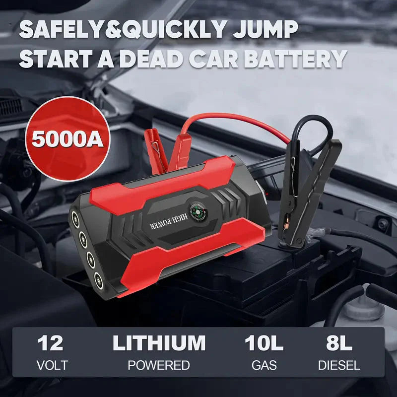 Skorter | Emergency Car Starter Battery Power Supply 5000A