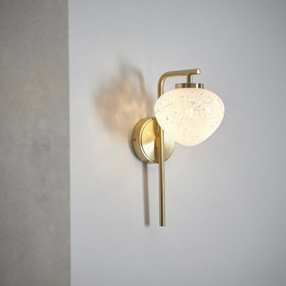 Skorter | Emily Gold Wall Lamp with Confetti Glass