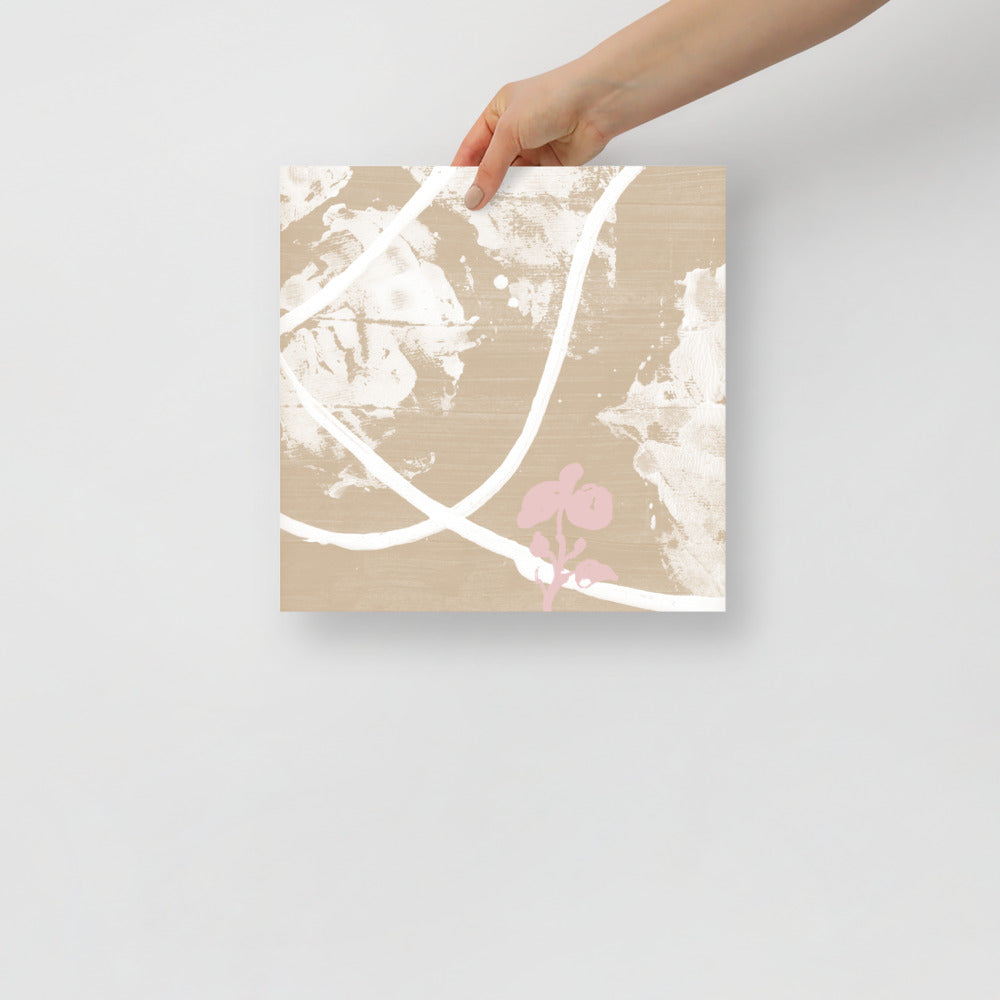 Skorter | Flower In Desert Wall Art