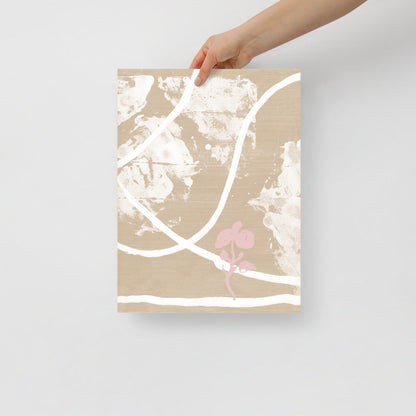 Skorter | Flower In Desert Wall Art