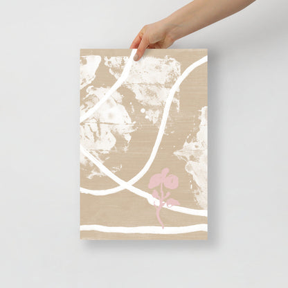 Skorter | Flower In Desert Wall Art