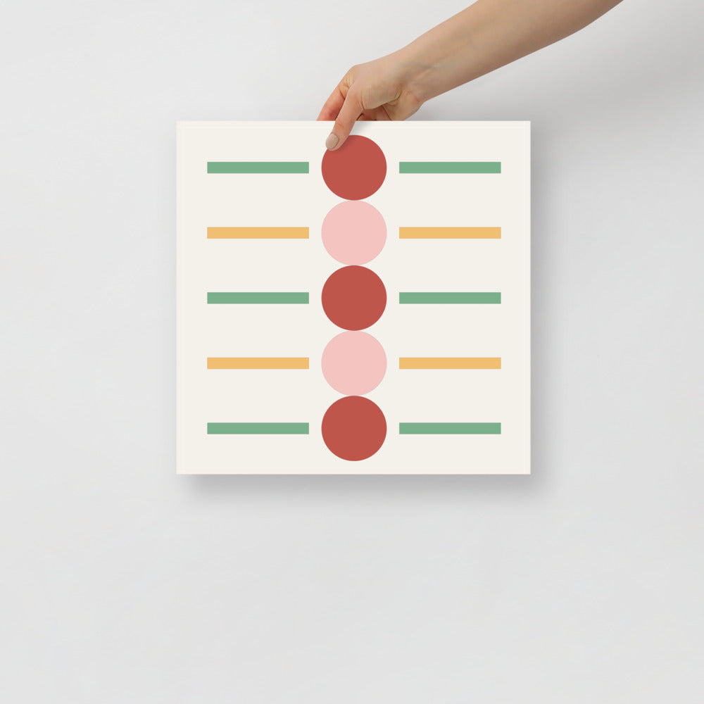 Skorter | Dots & Lines Warm Tone Wall Art