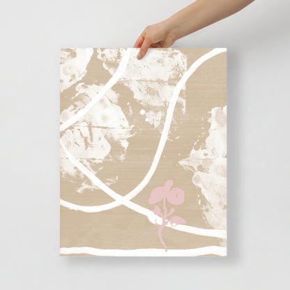 Skorter | Flower In Desert Wall Art