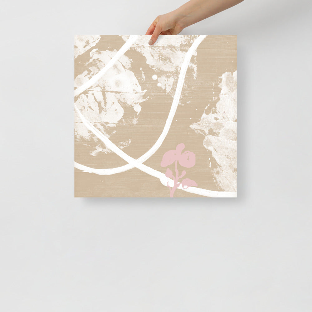 Skorter | Flower In Desert Wall Art
