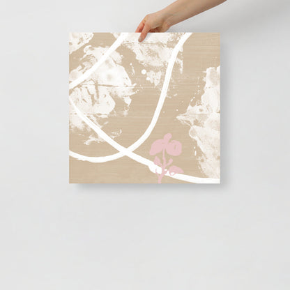 Skorter | Flower In Desert Wall Art