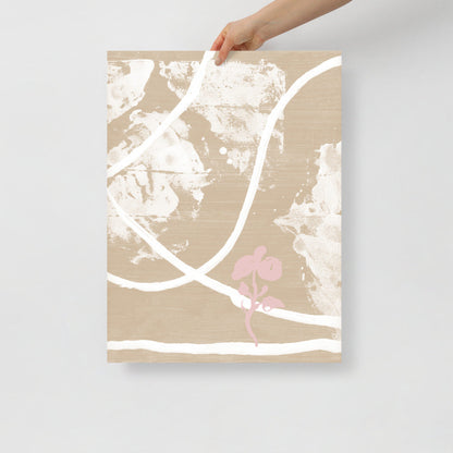 Skorter | Flower In Desert Wall Art