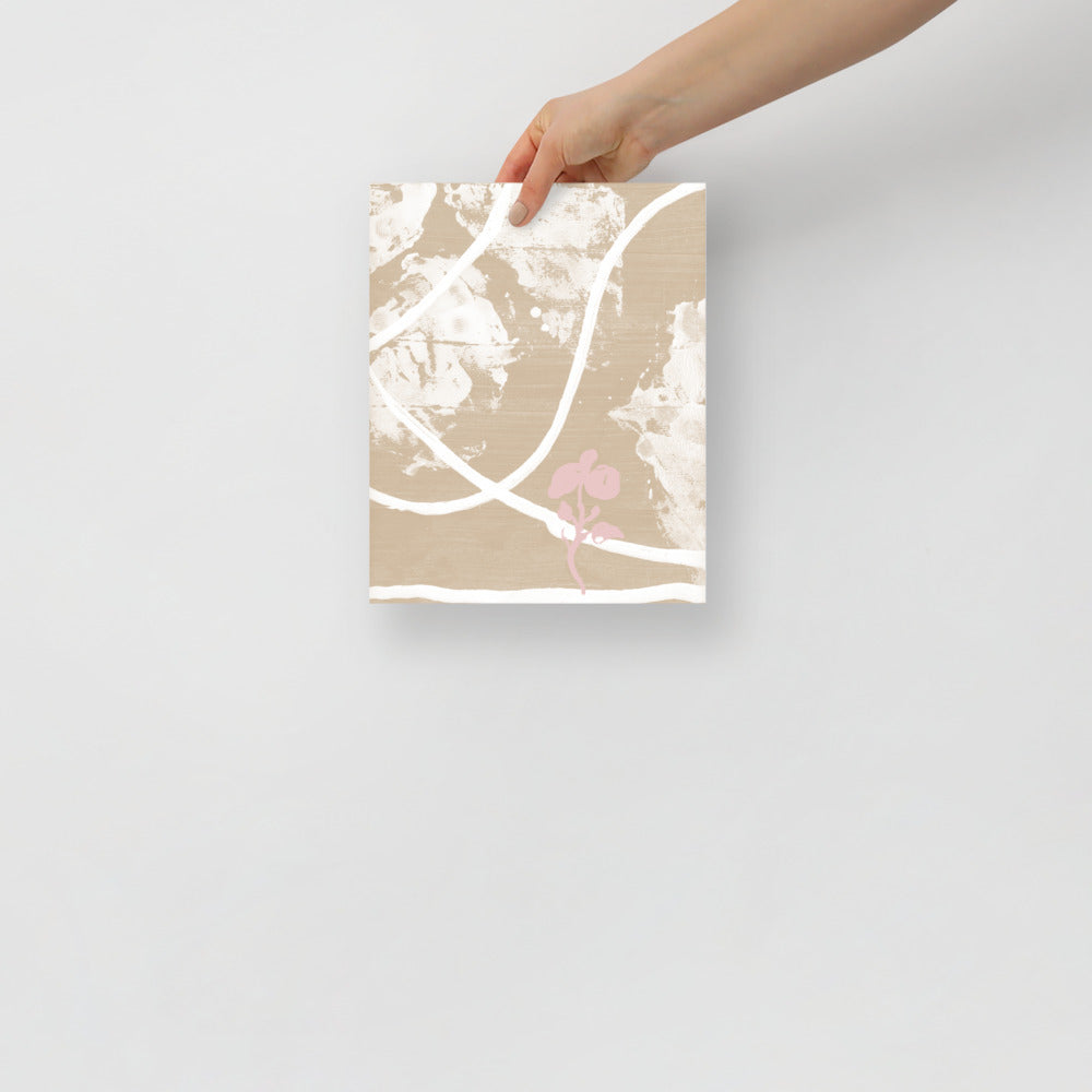 Skorter | Flower In Desert Wall Art