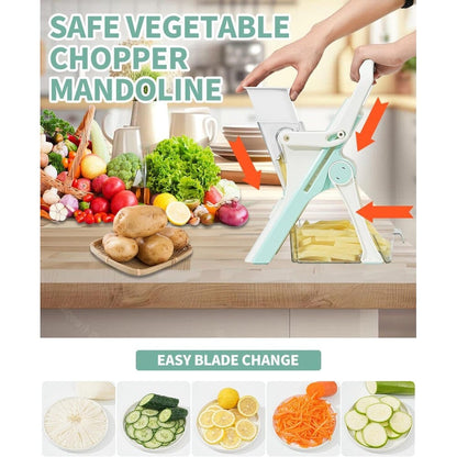 Skorter | Enleber™ Upright Mandolin Slicer Safe Vegetable Chopper