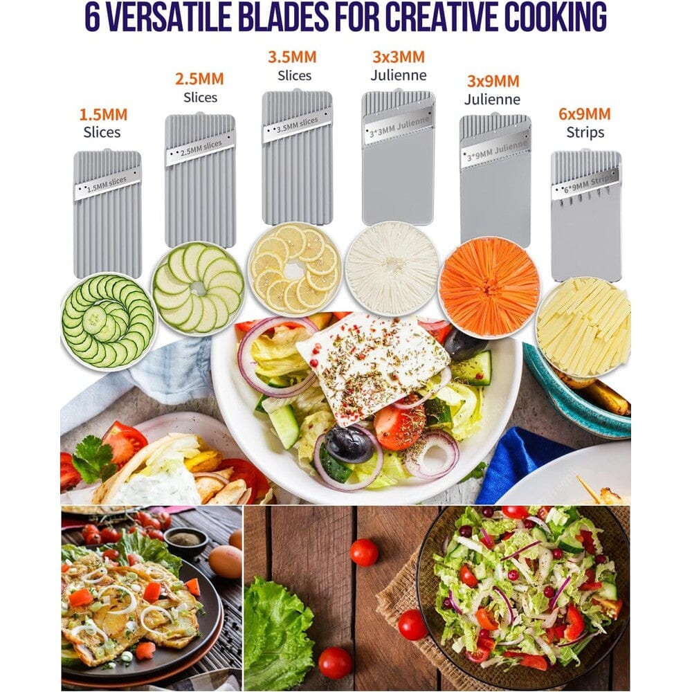 Skorter | Enleber™ Upright Mandoline Slicer Safe Vegetable Chopper