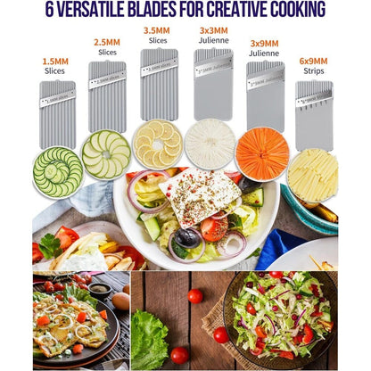 Skorter | Enleber™ Upright Mandoline Slicer Safe Vegetable Chopper