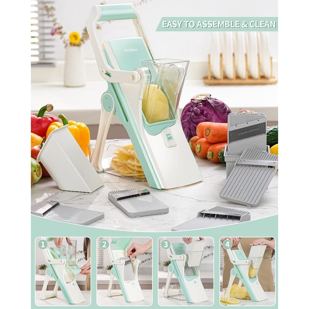 Skorter | Enleber™ Upright Mandolin Slicer Safe Vegetable Chopper