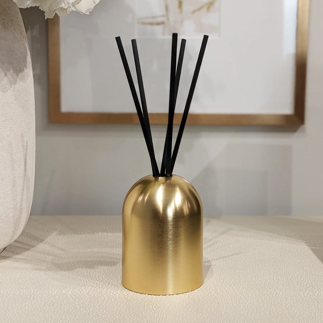 Skorter | Epiphany Gold White Sandalwood Reed Diffuser- 100ml