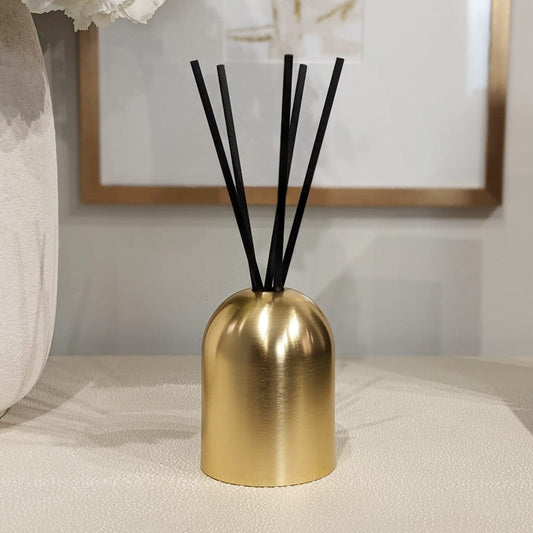 Skorter | Epiphany Gold White Sandalwood Reed Diffuser- 100ml