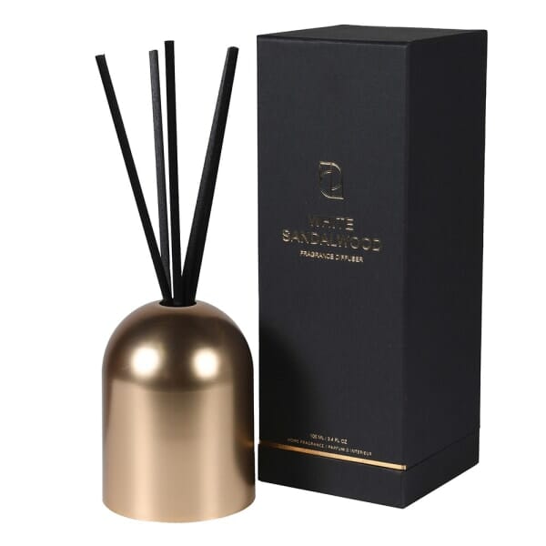 Skorter | Epiphany Gold White Sandalwood Reed Diffuser- 100ml