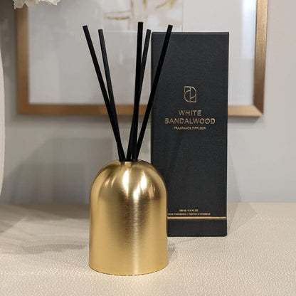 Skorter | Epiphany Gold White Sandalwood Reed Diffuser- 100ml