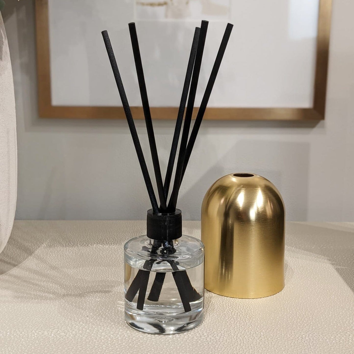 Skorter | Epiphany Gold White Sandalwood Reed Diffuser- 100ml