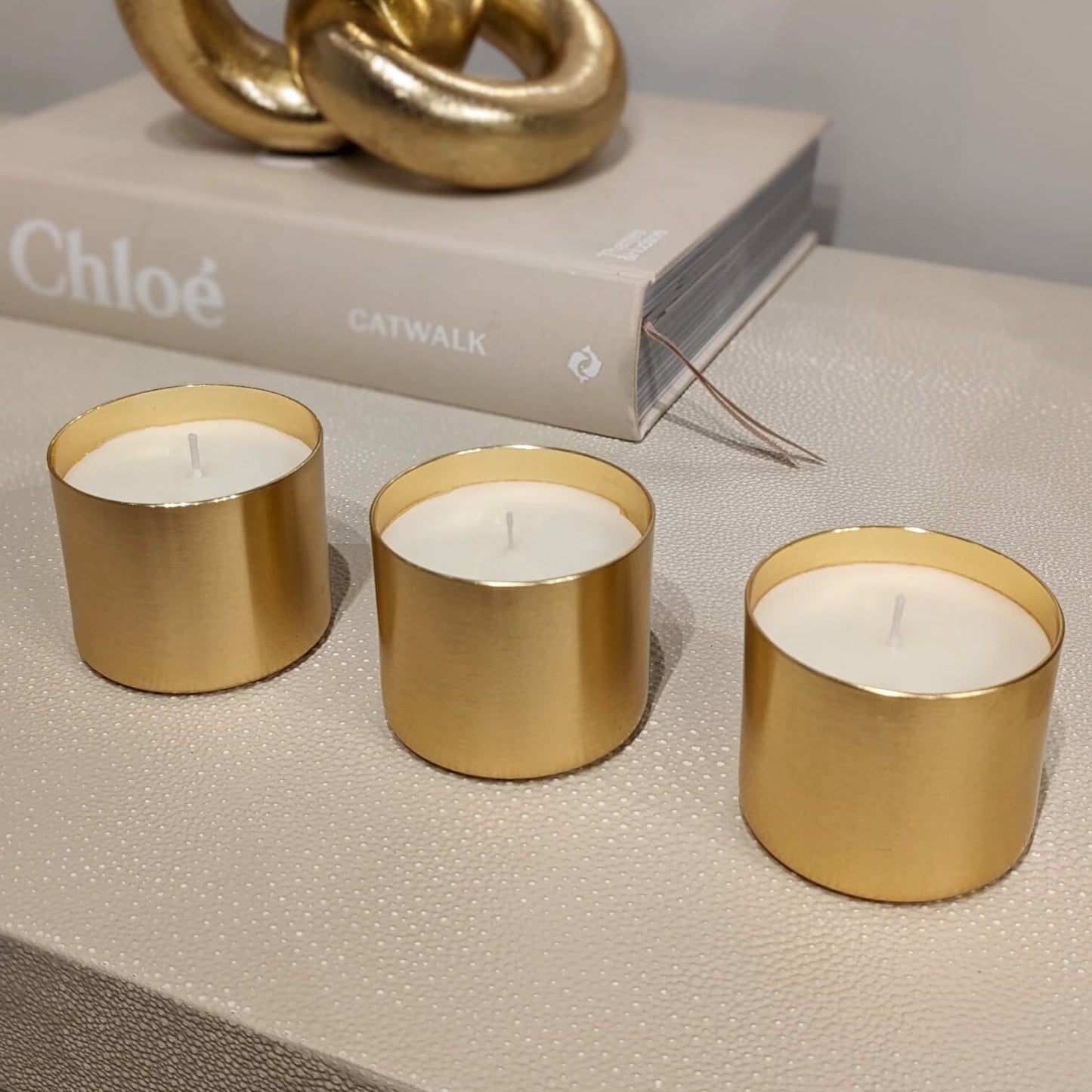 Skorter | Epiphany Set with 3 Mini Gold Candles