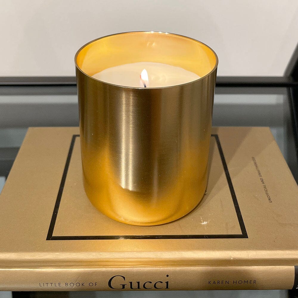 Skorter | Epiphany White Sandalwood Fragrance Gold Candle
