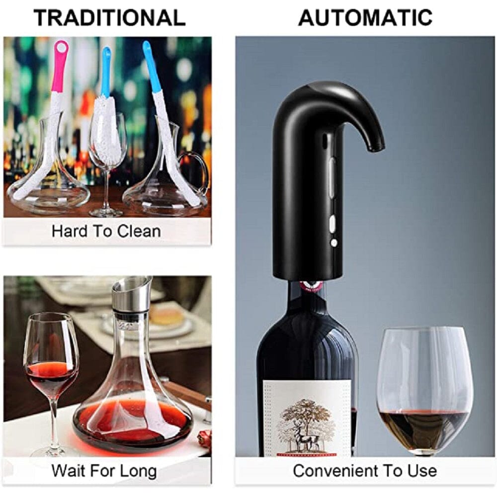 Skorter | Eravino Electric Wine Aeration System, Electric Wine Pouring Dispenser