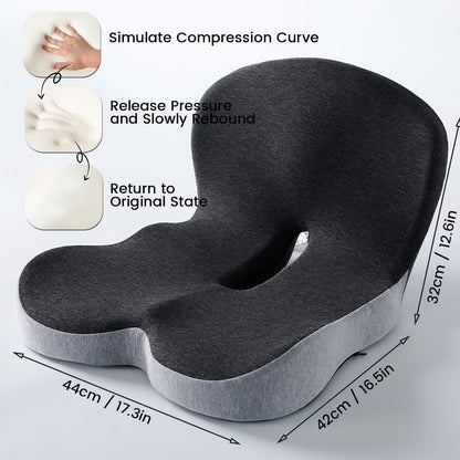 Skorter | BODYFORM PAD – Ergonomic Memory Foam Seat Cushion for Everyday Comfort