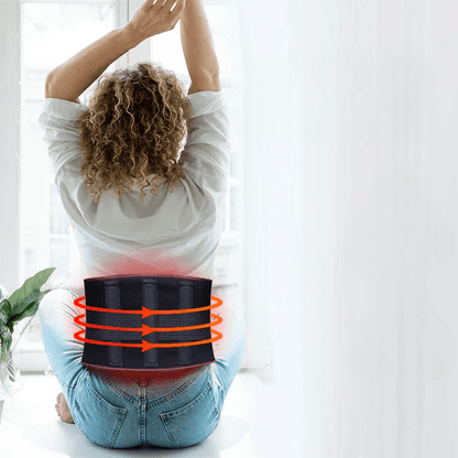 Skorter | ErgoHeat Belt – Ergonomic Heating Belt for Back Pain Relief with 3 Temperature Settings