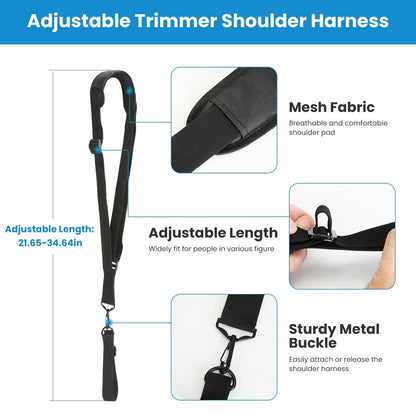 Skorter | Ergonomic Trimmer Handle Grip with Shoulder Strap