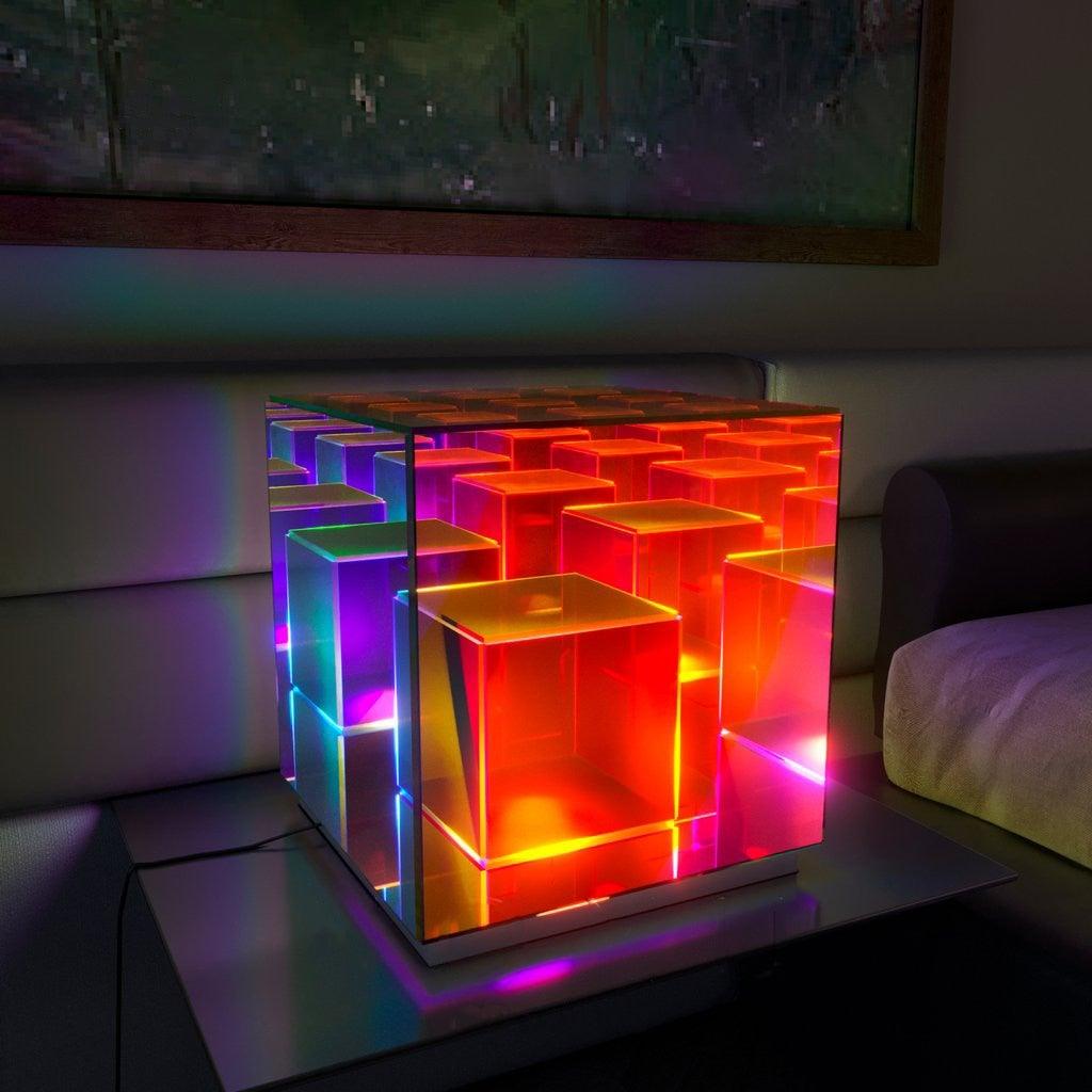 Skorter | Eternity Rubiks Cube Prism Lamp