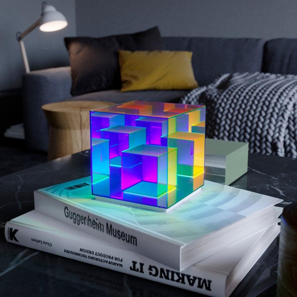 Skorter | Eternity Rubiks Cube Prism Lamp
