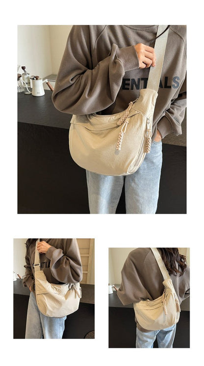 Skorter | EVERCARRY – Nylon Shoulder Bag with Smart Compartments for Everyday Use