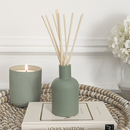 Skorter | Evergreen Luxury Salvgreen Reed Diffuser - Apple, Pine, Patchouli & Lavender