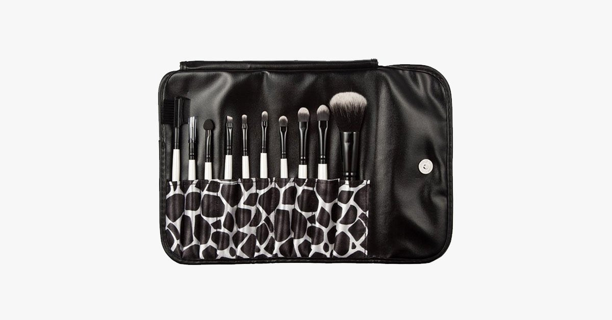Skorter | 10 Piece Beauty Eyeshadow Brush Set