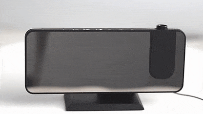 Skorter | LED Projection Alarm Clock with Radio USB Charger Display