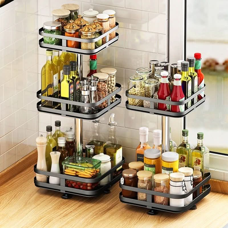 Skorter | 360° Rotating Ingot Rack for Kitchen Cabinets