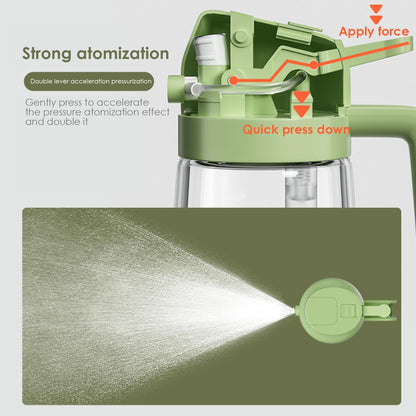 Skorter | 2-in-1 Oil Dispenser Bottle | Oil Sprayer and Dispenser | Healthy Cooking