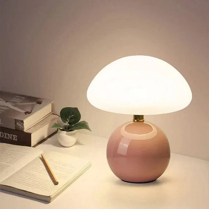 Skorter | Blush Cloud Ceramic LED Table Lamp