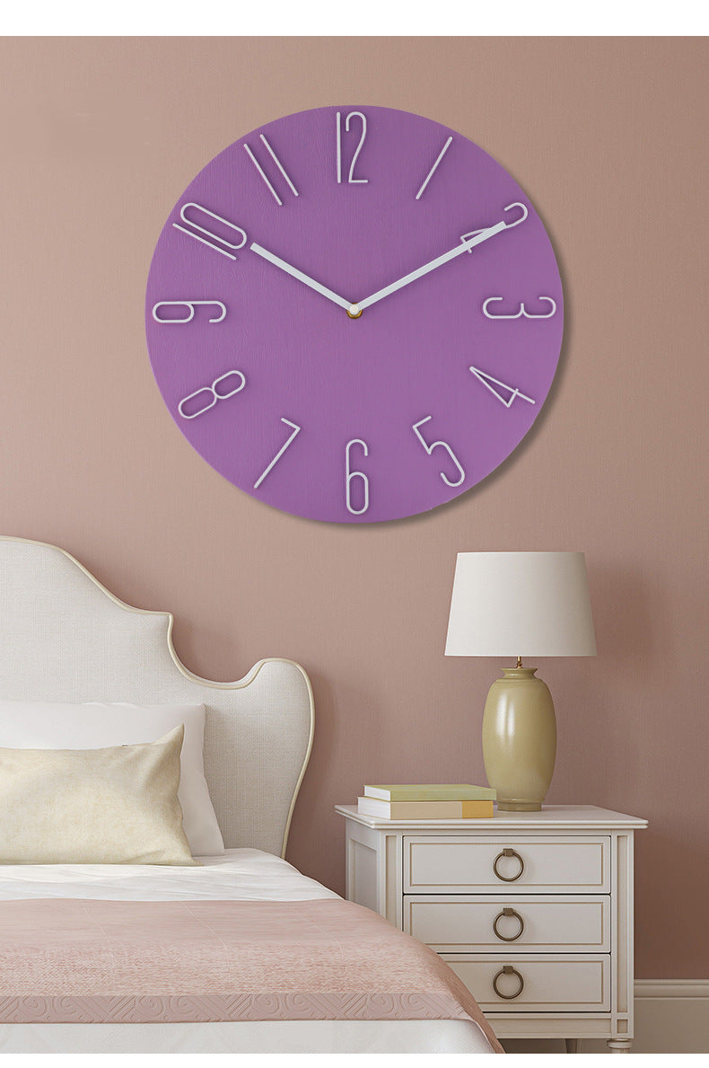 Skorter | Enkel minimalistisk väggdekorationsklocka