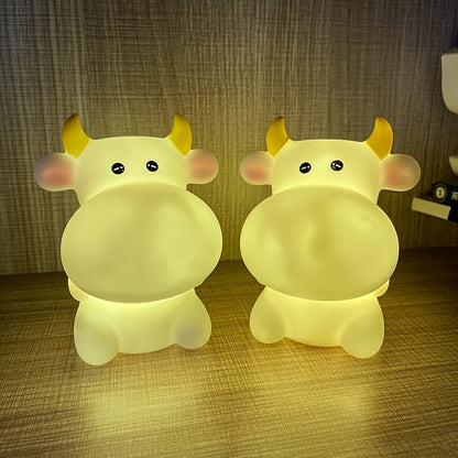 Skorter | CowGlow - Sweet Cow Night Light with Battery Operation for Children's Room Decoration