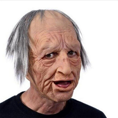 Skorter | Creepy Old Man Mask – Realistic Latex Halloween Mask for Adults
