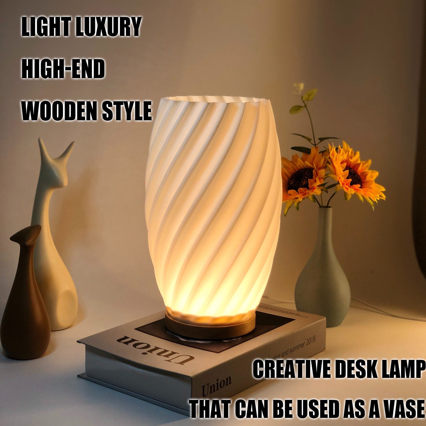 Skorter | ModiLamp - Modern USB Table Lamp with 3-Color Lighting and Stylish Design