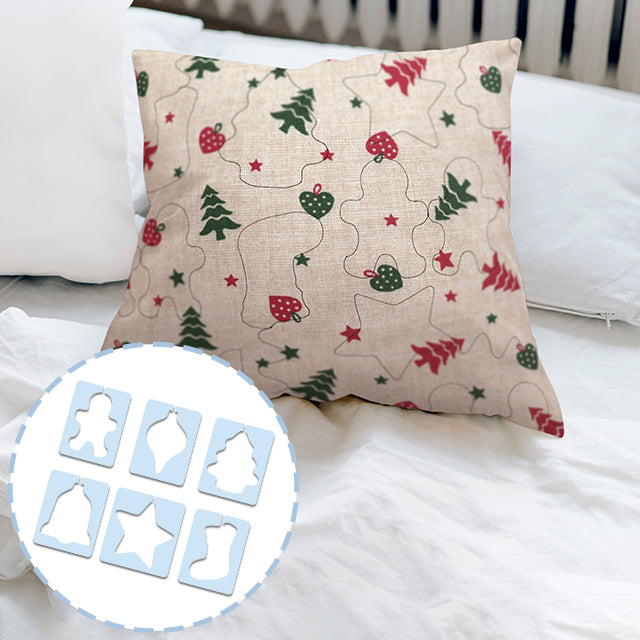 Skorter | Christmas Motif Quilting Template Set (6 PCS)  - With Instructions
